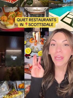 Okay I sound old but sometimes you just want a good ass meal and hear the other person. Here’s where I would go. 🤣 #scottsdalerestaurants #scottsdale #scottsdalearizona #arizonarestaurants #scottsdalefoodie 