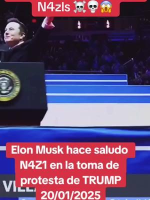 Muy viral la forma en que saludo 🫡 Elon musk 😱😨😰☠️💀💀#saludo #