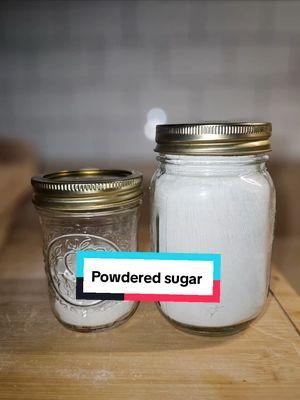 Homemade powdered Sugar  #powderedsugar #sugar #Recipe #EasyRecipe #KitchenHacks 