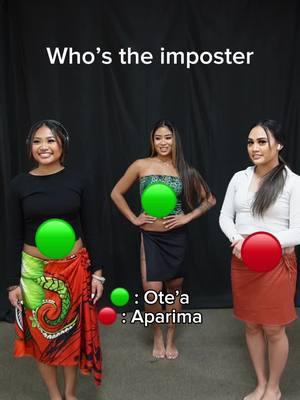 Who's the imposter 'Ori Tahiti version 🌴🎧🎶 #fyp #oritahiti #tahitian #imposterchallenge #dance #tevakanui