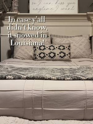 How did you Louisiana today?  🥶❄️🥶❄️🥶 Naps are life!  Especially during blizzards  when we don’t know how to Louisiana without sunshine ❄️ #blizzard #louisianasnow #sneauxday #itsfreakingcold #napsarelife #refreshandrecharge 