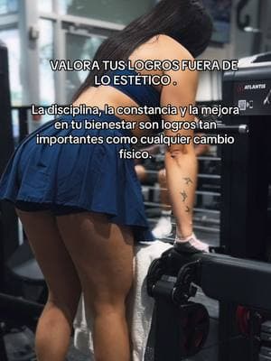 Valora tus logros fuera de lo  estético 🏆 A poco no se nota el gym  ? 😪  #fitnessjourneyprogress #gymgirlthings 