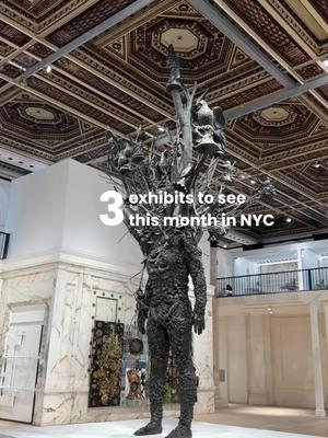 3 NYC galleries to add to your itinerary this month!  💐 Nick Cave’s exhibition ‘Amalgams and Graphts’ opens at Jack Shainman Gallery’s new Tribeca location, featuring large bronze sculptures and mixed-media assemblages.The exhibit, which marks the inaugural presentation at the gallery, introduces two distinct series that push Cave’s singular style and vision to an epic realm. View Nick Cave at Jack Shainman Gallery’s new Tribeca location now through March 15. 💥 Perrotin presents ‘Sound of Figures’, a solo exhibition by French artist Mathilde Denize, featuring paintings, figures, and ceramics. Mathilde Denize’s artistic practice spans painting, installation, sculpture, performance, and video, emphasizing continuity between fragmented forms. In this exhibit, Denize presents a suite of acrylic and watercolor paintings alongside suspended sculptural garments and ceramic vessels. Visit ‘Sound of Figures’ at 130 Orchard Street now through February 19th. 🩰 Explore the ‘Edges of Ailey’ exhibit at The Whitney Museum  in Meatpacking, the first large-scale museum exhibition to celebrate the life, dances, influences, and enduring legacy of visionary artist and choreographer Alvin Ailey. Now through February 9, 2025.  Admission to the Whitney is free for all visitors all day on the second Sunday of every month and free for all visitors every Friday evening from 5–10 pm. Admission is also free every day for visitors 25 and under.  Tag a friend! #nycart #artlife #newyorkcity #nycgallery #nycexhibit 