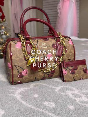 the coach outlet cherry collection may be my new favorite🍒 unboxing my new coach cherry purse & wallet🎀👜 #coachcherrycollection #coach #coachunboxing #coachpurse #coachbag #coachoutlet #coachrowan #coachrowansatchel #coachny #coachpursecollection #coachbags #coachbagcollection #coachbagunboxing #coachpurseunboxing #coachoutletcherrycollection #coachcherry #coachcherrycharm #coachbagcharm #bagcollection #bagcharms #pursetok #pursecollection #pursecollector #pursecharms #cherry #girly #girlythings #girlytok #unboxing #purseunboxing #shopaholic #shopping #haul #haultok #packmybag #packmybagwithme #packmypursewithme #packmypurseasmr #unboxingasmr #shoppinghaul #girlyhaul #coachsignature #designer #designerbags  