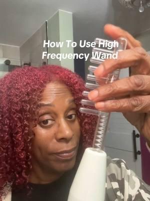 How to use a high frequency wand for your hair. It’s really this easy! #creatorsearchinsights #highfrequencywand #hairroutine #nuderma #hairtools  @Pure Daily Care 