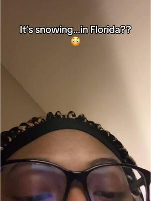 I’m in Texas. I’ve seen a lil snow here. But in Florida?? #snow #floridasnow #snowinginflorida #snowinginthesouth #fypシ゚viral #fyp #areyallgood 