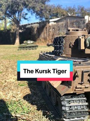 The Tiger 1 that stood it's ground against 50 T-34 tanks destroying 27 of them and the rest retreating (No I don't have a RC T-34 75mm so I'm using my T-34-85 for reference)  #tigertank #Tiger #T34 #t34tank #tanks #radiocontrol #rchobby #rctiktok #kurskbattle #fypage #fyp #fypシ 