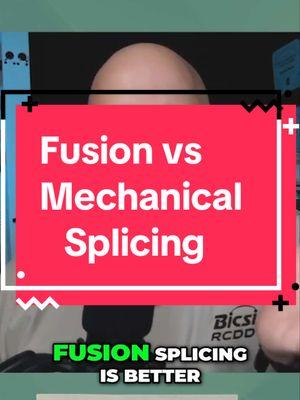 Fusion vs mechanical splicing. With a fiber instructor! #cbrcdd #rcdd #wiremonkey #BICSI #fiberoptic #fiberoptics #fibertech #fibertechnician 