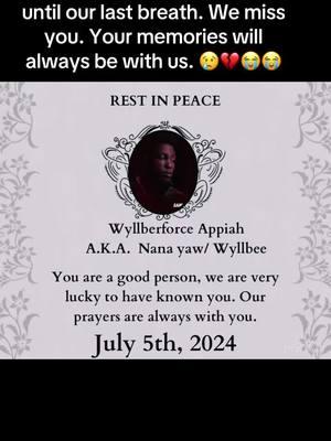 Though you're gone, your memories will always be with us. Rest in peace, dear cousin.#fypシ゚viral🖤video🌌tiktok #trending #vir #ghanatiktokers🇬🇭🇬🇭🇬🇭 #ghanabloggers #ghanatiktok🇬🇭🇬🇭🇬🇭🇬🇭 #wyllbeeagyei #wyllbeeadiepena #wyllbee #fyppppppppppppppppppppppp #accraghkumasitiktokers #highlifetiktokers @@foxzybrowntittok16 @AKY3DE3🦋🔥 @Good lord @Abenaa Achiaa @obrempongasiamah8 @shantontv @shanton02 @blow_bgsbackup45 