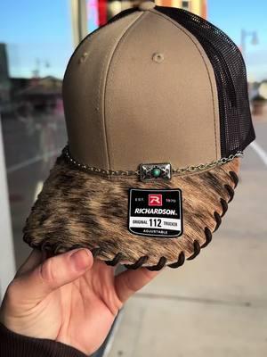 Another OG cowhide Richardson 112 out the door! Talk about CLASSY! 🔥 PM me for ordering details, we have tons of options to customize 😍 #fullriverfabrication #fullrivertradingco #westernstyle #cowgirlstyle #punchy #cowgirls #fullriverhatbar #cowhide #cowhidetruckerhat #truckerhat #westerntruckerhat #truckerhats #richardson112 #westernfashion #westernhat #cowhidehat #customhats #brandyourbrim #cowhidelovers #turquoise #cowgirls #turquoiselover #westerngrunge #yallternative 