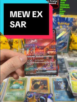 MEW EX SAR FROM JAPANESE 151!  #welcomeback #psa #creatorsearchinsights #TikTokLIVE #ripnship #LIVEhighlights #pokemonripnship #pokémontiktok #Pokémon #LIVEIncentiveProgram #LIVE #PokémonShop #ripnshippokemon #TikTokShop #pokemon #LIVEHighlights #PaidPartnership #massfollowing #giveaway #tiktokshopfinds 