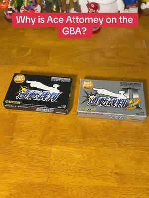 Don’t try these versions, they’re marginally worse than the DS. #nintendo #DS #nintendods #gba #gameboyadvance #aceattorney #pheonixwright 