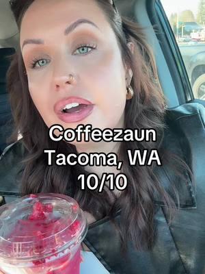 Forgot to add that their customer service was 100/10! The best we experienced all day! The girls were all so sweet & helped with recommendations which I really appreciate! @Coffeezaun #wastate #pnwfoodie #tacomawa #coffeereview #barista #pnwcoffee 