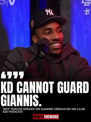 #JeffTeague speaks on choosing #Giannis over #KevinDurant in a 1-on-1 pickup game. Who you picking? via @club520podcast  #whatstheword #NBA #kd #club520podcast 