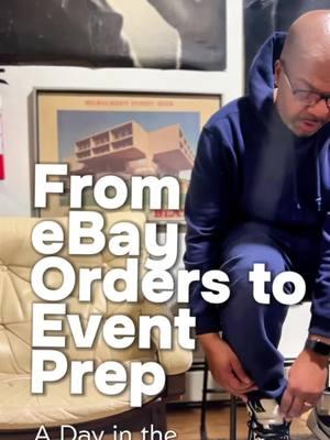 Another day in the depot grind 📦: Picking eBay orders, pulling clothes for our next @BC Modern event, and measuring boxes like my life depends on it👌🏾It’s all part of the vintage hustle!  #ResellerLife #ErictheVintagehunter #VintageBusiness #SmallBizJourney