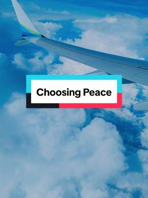 Choosing peace sometimes requires us to let go of what/who we think we want, in order to find what's truly meant for us. #creatorsearchinsights #creatingwonders #peace #lettinggo #foryoupage #quotes #mindset #ilymsls #floml 