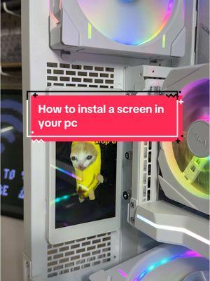 The best 5 inch screen for you pc #phanteks #pcscreen #howtoinstalapcscreen #pcsensorpanel #pcmods #akooma_ #whitepc @Phanteks 