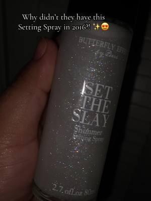 My 2016 makeup needed this Shimmer Setting Spray!! 💎 #foryoupage #2016makeup #shimmernakeup #glittermakeup #shimmersettingspray #glittersettingspray #glitterspray #shimmerspray #makeupsettingspray #settingspray #dewysettingspray 