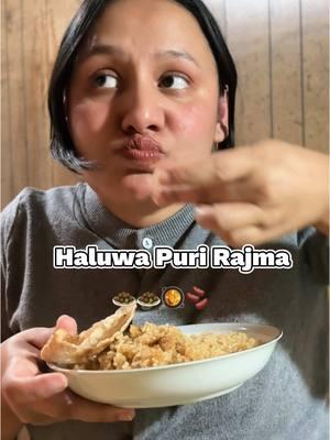 Haluwa puri Khanubhako chha ? Haluwa puri rajma recipie  #fyp #food #nepalifood #nepalifoodrecpie #weatherdemand #nepaliinjapan #nepaliinusa 