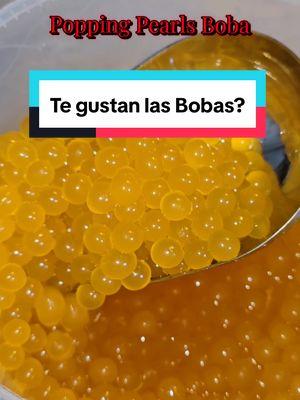 Super deliciosas! Las puedes tomar con jugo, te, o comerlas solas, así las prefieren mis niños! hay de muchos sabores, las vas a amar #boba #bobatea #poppingpearls #pasionfruit #sabores #jugos #delicious 