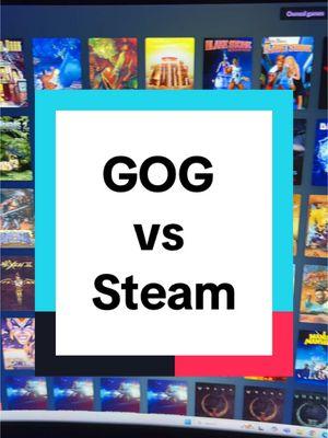 GOG > Steam #gog #steam #pcgaming #digital #drm 