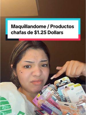 Tutorial con PRODUCTOS chafas de DOLLAR TREE  💲🌳 #lachata831 #dollartree #makeuptutorial #dollar #dollartreemakeup 