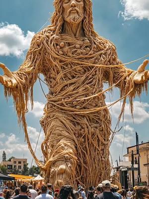 This breathtaking Jesus sculpture, crafted entirely from thousands of rubber bands, symbolizes how even the smallest, seemingly insignificant threads of faith come together to create something truly divine. Just like these bands, we are stronger when united, interconnected in Christ. ✝️✨ #ChristianArt #FaithInspiration #JesusLovesYou #ArtForGod #CreativeFaith #RubberBandsForJesus #ChristCentered #ChristianTikTok #GodIsGood #FaithOverFear #InspireFaith #JesusSaves #ChristianCommunity #FaithJourney #PraiseTheLord