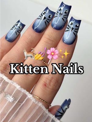 Kitten Nails 🐈🤭✨💅💘 Would you wear this set? #catnails #nailboo #nailboonails #nails #dippowder #dippowdernails #dipnails #nailinspo #nailart #diynails #diymanicure #naturalnails #nailhack #paintingnails #fyp #fypage #foryou #fy #nailtech #begginernailtech #nailsalon #cutenails #viral #fallnails #fallnailinspo #fallnailart #nailartsvideos #nailtrends #nailtutorial