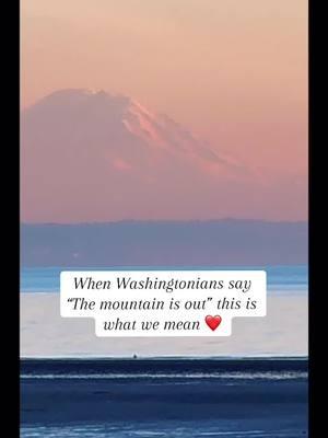 #whidbeyisland #mounttahoma #mountrainier #mothertahoma #mountrainier #tahoma #fyp #pnw #washingtonstate #pugetsound #vacationrentals #seattle #doublebluffbeach 