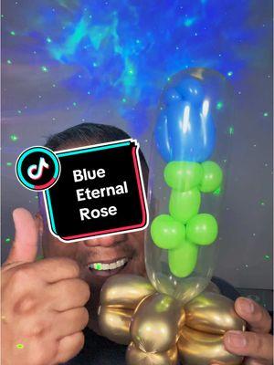 Replying to @💙💙JesMarBlue💙💙 Here is your blue eternal rose!  #rose #eternalrose #bouerose #balloontwistershawaii #balloontwistersoftiktok #balloontwisting #balloonart #balloonartist #balloonman #balloonguy #balloonsculpture #balloons #balloonanimals #balloonarthawaii #partyideas #hawaiientertainment 