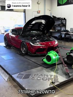 Replying to @N Just a quick 700whp, way more in it. Stay tuned @PureDrivetrainSolutions :) #bmw #toyota #supra #toyotasupra #b58 #a90 #m340i #f80paul #partsscore #az #supragr #topmount 