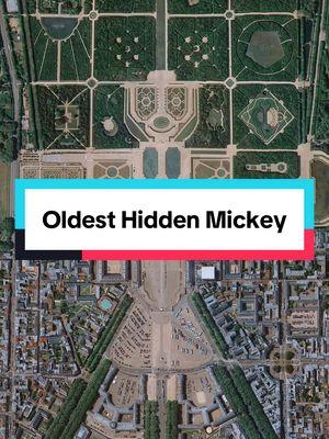 The 364 year old Hidden Mickey! Did you know? #MickeyMouse #HiddenMickey #GoogleEarth #Disneyland 