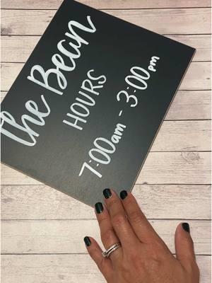 #smallbiz signs ☕️ #chalkboard #handlettered #coffeetiktok #etsyshop #chalkboardsign 