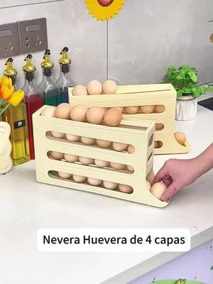 Esta caja automática de almacenamiento de huevos con sistema de rodadura es realmente conveniente. No ocupa mucho espacio en el refrigerador y puede almacenar 30 huevos.#eggholder#kitchen #eggstoragerack #dealsfordays#TikTokShop#tiktokshoploveatfirstfindspotlightfinds #spotlightfinds 