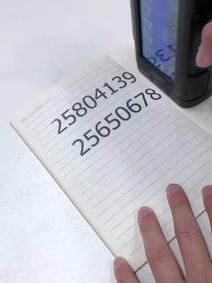 Handheld printer prints variable numbers smoothly. Whether it's for serial numbering products, tracking inventory, or creating personalized tags, this printer handles it all. #handheldprinter #v4ink #handheldprintergun #portableprinter #v4inkprinter #packagingandlabeling #codeprinter #v4inkhandheldprinter #portableinkjetprinter #printanything #timeprinter #cartonboxprintingmachine #numberprinter #trackingprinter