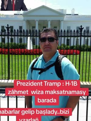 Prezident Tramp : H-1B zâhmet  wiza maksatnamasy barada ABŞ-nyň 47-nji Prezidenti hökmünde wezipesine resmi taýdan girişen Donald Tramp mundan bir gün soňra, ýagny 21-nji ýanwarda eden çykyşynda “H-1B” wiza makasatnamasy baradaky garaýşy barada soralanda,  “Men bu meselede iki tarapyň hem pikirini haladym, ýöne men ýurdumyza ukyply adamlaryň gelmegini hem gowy görýärin, hatda bu olaryň başga adamlary türgenleşdirmesini ýa-da özlerine laýyk gelmeýän adamlara kömek etmegini talap etse-de. Ýöne men bu prosesi duruzmak isleýän däldirin we diňe inženerler hakda däl-de, ähli derejelerde işleýän adamlar hakda aýdýaryn. Biz ýurdumyza ukyply adamlaryň gelmegini isleýäris. “H-1B” maksatnamasyny men örän gowy bilýärin. Men bu maksatnamany ulanýaryn. Larry ýaly adamlara inženerler gerek, beýlekilere hem gerek. Şonuň üçin biz ýurduň içine hakyky ýokary hilli adamlary kabul etmeli. Munuň netijesinde biz işewürligi giňeldýäris, bu hem ähli meseleleri çözüp biler. Men bu meselede iki tarapdan hem pikir edýärin, ýöne hakykatdan hem, meniň pikirimçe, biz ukyply, ajaýyp adamlary ýurdumyza kabul etmelidiris. Biz muny “H-1B” maksatnamasy arkaly amala aşyrýarys” diýip, Tramp belledi. Eýsem H-1B wizasy name? “H-1B wizasy, ABŞ-da işlemek isleýän daşary ýurtly ýokary derejeli hünärmenler üçin möhüm mümkinçilik bolup, şol bir wagtyň özünde ABŞ-nyň kompaniýalarynyň global talantlara elýeterliligini üpjün edýär. “H-1B” wizasy köplenç ilki 3 ýyl möhlet bilen berilýär we 6 ýyla çenli uzaldylyp bilner. “H-1B” wiza maksatnamasynyň her ýyl belli bir çäklendirilen kwotasy bar. Mysal üçin, adaty “H-1B” wizalary üçin ýylda 65000 çäklendirilen orun, magistr derejesine eýe bolanlar üçin goşmaça 20000 orun bardyr. #turkmenistan #saylananhabarlar #amerikadayaşam #turkmenistan #makulhabarlary #atawatanymturkmenistan #turkmenistan🇹🇲 #lebap🧿mary🧿daşoguz🧿balkan🧿ahal #drdowranorazgylyjow #cznburaktiktok #makulhabar #trump #h1bvisa 