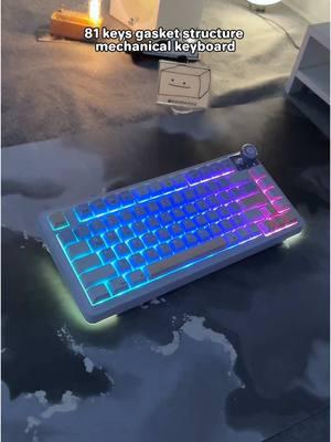 81keys gasket keyboard #keyboard #rgbkeyboard #machanicalkeyboard #gaming #GamingOnTikTok #wireless #TikTokShop #tiktokshopfinds #goodgooz #highrate #flashsale #tiktokshoploveatfirstfind #tiktokshoplastchance #overwatch #Valorant #cs2 #cs 