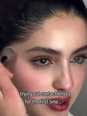 You can totally transform your look with these amazing lenses! 🌟 #icoice #lenses #coloredcontacts #fyp #tutorial #contacts