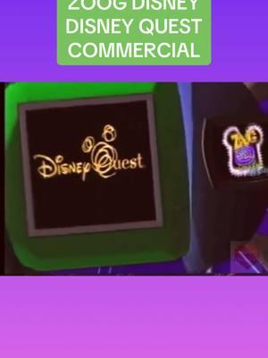 Double the nostalgia with this Zoog Disney & Disney Quest commercial 💕 #disneyquest#zoogdisney #nostagia #nostalgic 