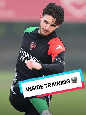 Locked in for the task ahead 🔒 Head Inside Training on Arsenal.com or the official app for our final session before Dinamo Zagreb from Sobha Realty Training Centre 📺 #Arsenal #AFC #ArsenalFC #InsideTraining 