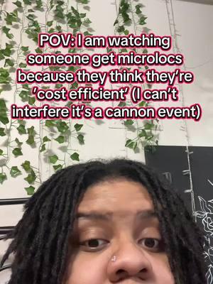 Unless you know how to do them yourself...Play where it’s safe. 💀🥴 #microlocs #lovs #BlackTikTok #hairtok #4chair #locs #locced #microlocsjourney #microlocstyles #microlocsinstallation #sisterlocs #sisterlocks #cannonevent #funny #blackhair #hairstyle #hairtoks 