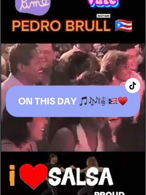 #onthisday #pedrobrull #salsalegends #Diosesamor #laviejaestacion📻🇵🇷 #laborishorty2 #comparteestevideo #somoslaviejaescuela #diaspora787🇵🇷 #sitegustadalelike #graciasseguidores😘 #volvimos_tik_tok 