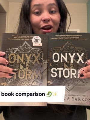 Target vs Amazon Onyx Storm comparison 🐉✨ #librarytiktok #booktokfyp #bookclub #bookish #bookgirlies #booktokbooks #tiktokusa #bookshelf #booktokrecs #readinglist #bookrecommendation #onyxstorm #readingwrapup #fourthwing 