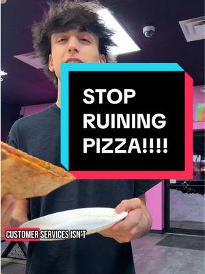 Stop the madness!! #pizza #food #pizzaman #pizzalove #funny #pizzahumor #food #ourcustomers #reallife #stopthis #why 