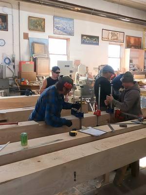 The Welcoming Pavilion Timber Frame Cut ~ Day 3 in the Workshop #workshopatthegardens #welcomingpavilionatthegardens #timberframe