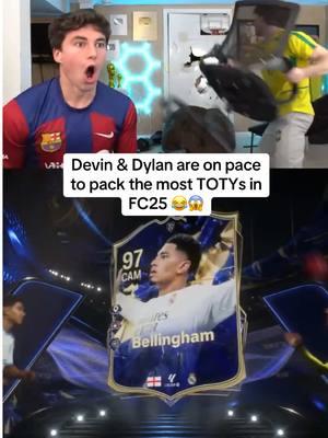 3M fc points later 😳 #devincaherly #devinanddylan #FC25 #fifa #packopening #toty #gaming 