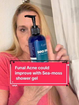 #creatorsearchinsights fungus, fungal, acne on chin, face and back. Athletes foot and jock itch. Are all types of skin irritations that can be caused by bacteria and fungus. The challenge is many of the shower gels on the market do not handle this. I came across sea moss shower gel, which also contains Neem and Teatree, which are natural ingredients that are known to handle bacteria and fungal conditions on a skin is a great ingredients that support healthy looking skin for any medical concerns. Please do contact your doctor and with all products results may vary. ##tclmoss##fungalacne##seamossshowergel##ttshopfind##tiktokshopdeal##skincaretips##gymskincare##gymskin##gymskincareroutine