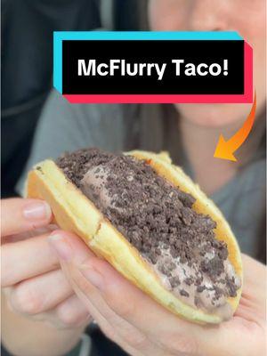 #chocolate #mcflurry #oreo #taco #hits #different @McDonald’s #DIY #howto #hotcakes #plus #icecream #oreos #pancakes #crepes #best #food #combo #menuhack #secretmenu #tastetest #fyp