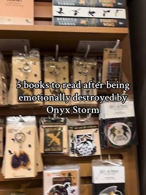 We will keep this spoiler free (as well as in the comments) but how is everyone doing after finishing Onyx Storm?  Looking for a fun, light, cozy fantasy type of book? We’ve got you covered! Here are 5 of our recommendations to help you emotionally recover! #fantasyrecommendations #cozyfantasy #bnmonthlypicks #onyxstorm 