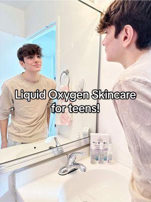 #LiquidOxygenPartner As a mom of teens, we have been battling acne in our household for what feels like forever. That is until I discovered Liquid Oxygen Skincare. This super easy 3-Step Acne Treatment System from @Liquid Oxygen has become a staple in Ryder’s morning and night routine, and the results we have seen have been out of this world! It's three products that work to hydrate the skin, balance pH levels while shrinking and closing pores, and kills 99.99% of bacteria. Made without harsh ingredients, dermatologist recommended, and FDA approved, this system has been game changing for Ryder’s skin. Shop the skin changing 3-Step system at the link in my bio for your teens to get their confidence back! #teenacne #acne 